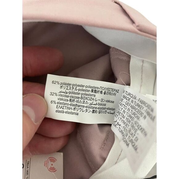Zara Womens Dress Pants Trousers S Pink Double Pleat Pockets 4661/506 NWT - Picture 7 of 12